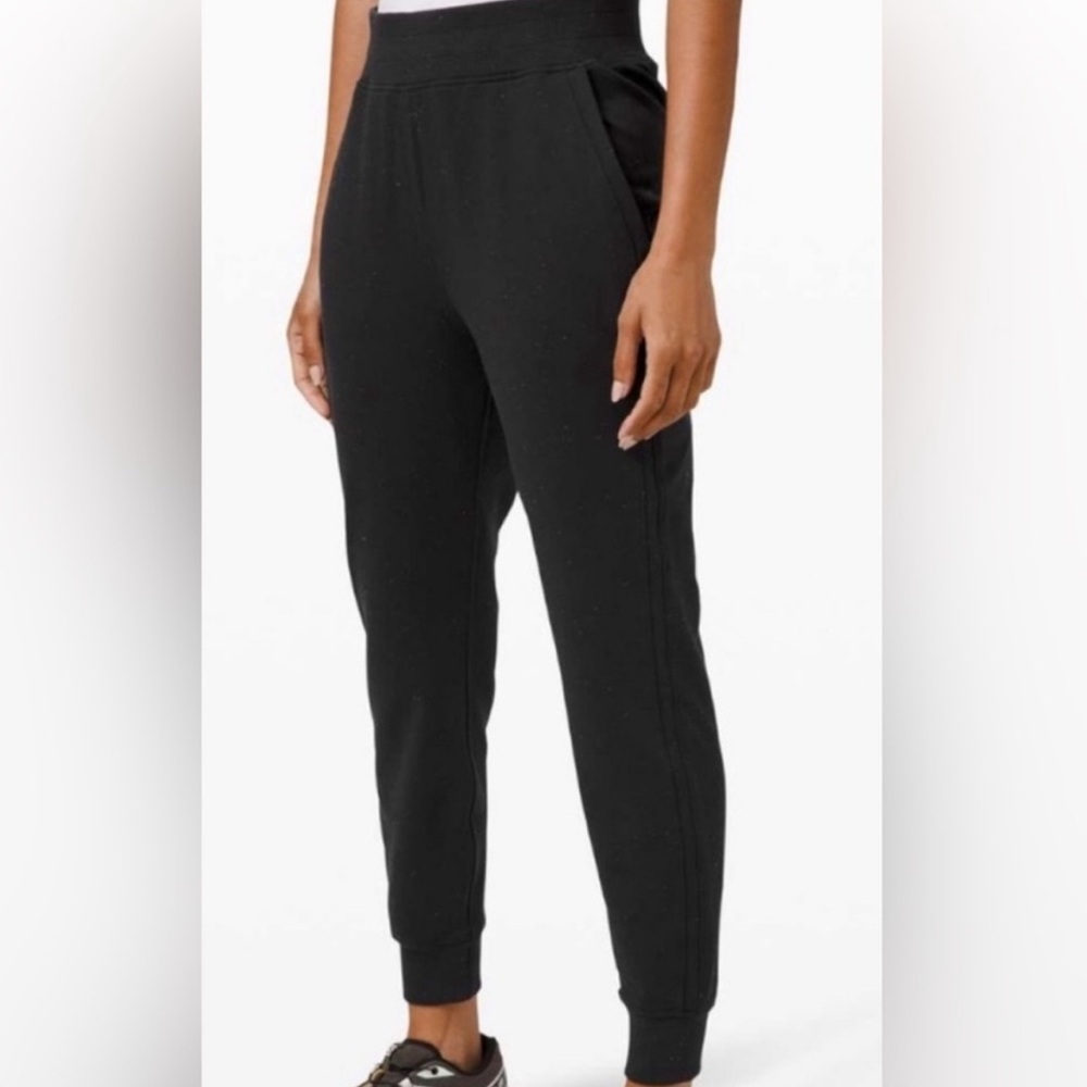 Lululemon Warm Down Jogger Black Confetti 6 Rare